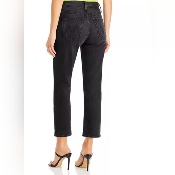 MOTHER Denim - MOTHER Black Straight Leg Jeans